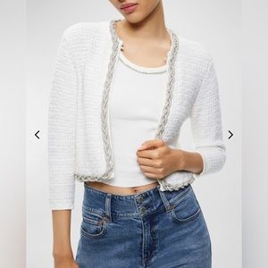 Alice + Olivia
Akira Embellished-Trim Cardigan Size XL